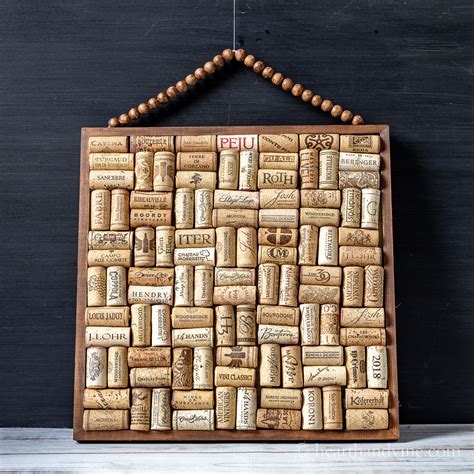 Cork Board DIY with Recycled Wine Corks | Hearth and Vine