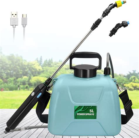 Amazon.com : SideKing 1.35 Gallon/5L Battery Powered Sprayer, Electric ...