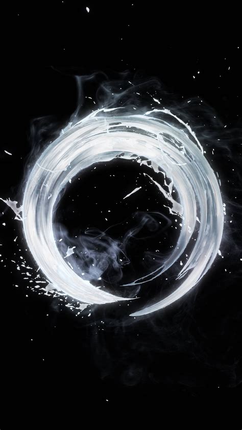 Enso - Cold Light | teamLab / チームラボ Pintura Zen, Oroboros Tattoo, Art ...