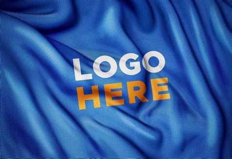 Sports Jersey Fabric Texture Photoshop Logo Mockup – GraphicsFamily