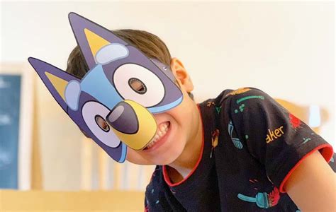 Make Your Own Bluey And Bingo Masks At Home