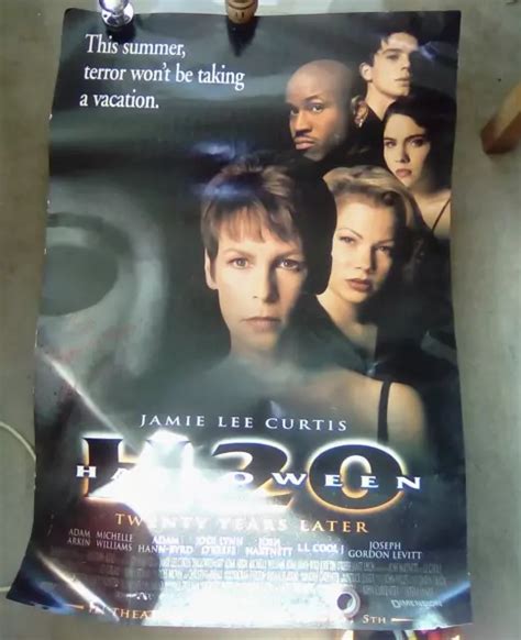 HALLOWEEN H20 MOVIE Poster Signed by Chris Durand Michael Myers 430mm x 635mm EUR 64,45 ...