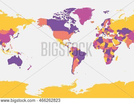 World Blank Map - Vector & Photo (Free Trial) | Bigstock