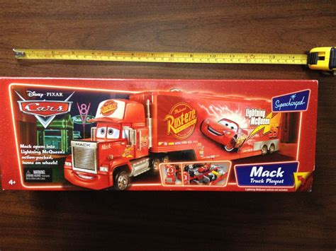 Disney Pixar Cars Mack Supercharged Big Rig Truck Playset Retired | Hot ...