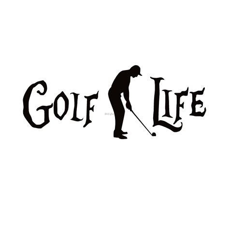 Golf Life Decal - Golf Life Sticker Golfing Decal Golfer Sticker