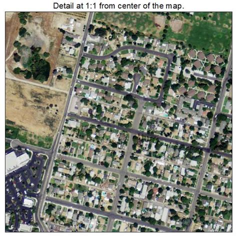 Aerial Photography Map of Kingsburg, CA California