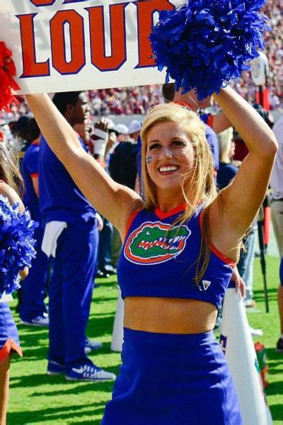 Florida Gators cheerleader | Florida Gators! Chomp Chomp! | Pinterest | Florida, Cheer and Colleges