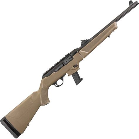 Ruger PC Carbine 9mm Luger 16.25in Black/FDE Semi Automatic Rifle - 17 ...