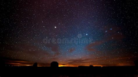 Night Sky Above Monument Valley. Stock Photo - Image of explore, boulder: 85036998