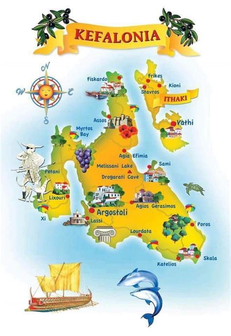 Best of Kefalonia Map