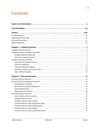 Vyatta lan interfaces-6.5_r1_v01 | PDF