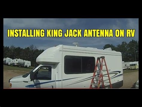 Installing King Jack Antenna on RV - YouTube