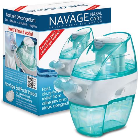 Navage Nasal Care Saline Nasal Irrigation (Navage Nose Cleaner and 18 ...