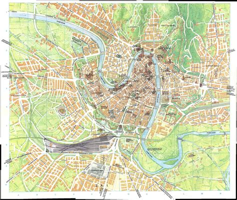 Mapas Detallados de Verona para Descargar Gratis e Imprimir