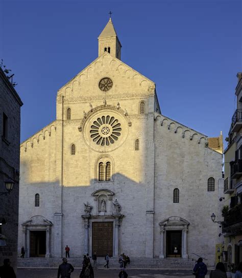 Cathedral of Bari Italian: Duomo Di Bari or Chiesa Basilica Cattedrale Editorial Photo - Image ...