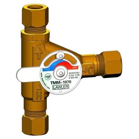 Lawler 73000-10 Rough Bronze Series 802 High-Low Mixing Valve - Quality Plumbing Supply