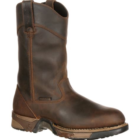 Rocky Aztec Men's Waterproof Wellington Work Boot, #5639