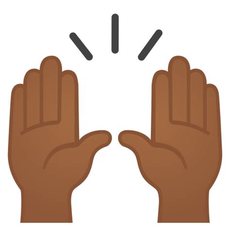 🙌🏾 Raising Hands: Medium-Dark Skin Tone Emoji