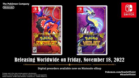 Pokemon Scarlet and Violet get November release date, new trailer