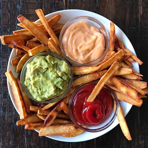 Potato Fries with Three Dipping Sauces | healthyGFfamily.com