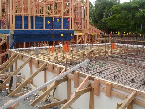 CONCRETE FLOOR SLAB - SECOND POUR | The New Zealand's First Passive House