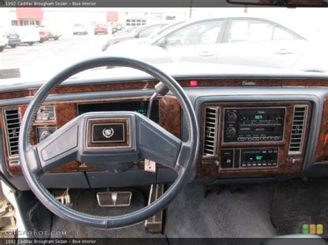 Blue Interior Dashboard for the 1992 Cadillac Brougham Sedan #56614280 | GTCarLot.com