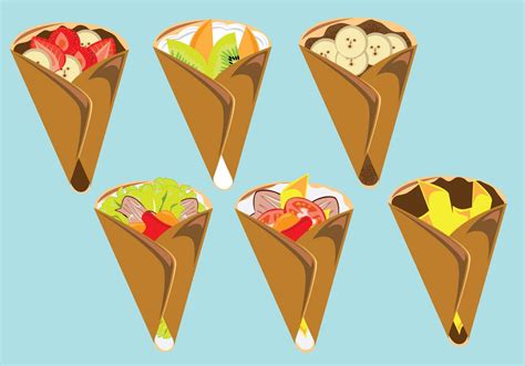 Download Delicious Crepes Vector Vector Art. Choose from over a million free vectors, clipart ...