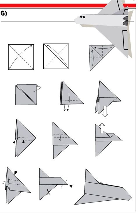 Papírová vlaštovka - návod, jak složit vlaštovku | Origami airplane ...