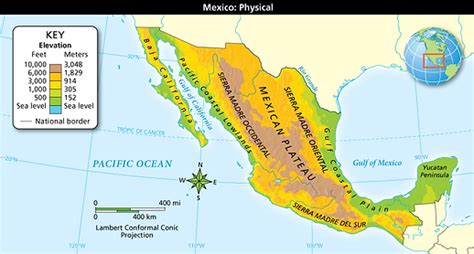 Sierra Madre Oriental | mexico-physical-map