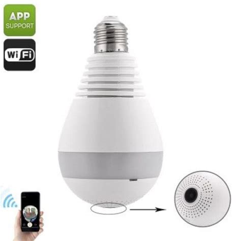 Light Bulb with Hidden Spy Camera and WiFi – Spy Shop SA