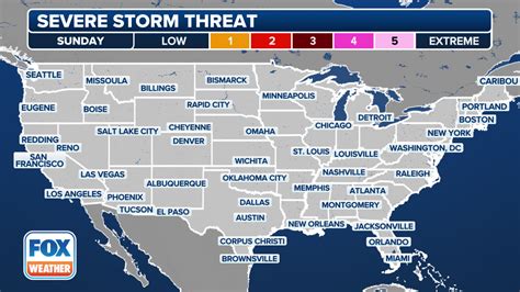 US Severe Thunderstorm Warning map | Fox Weather