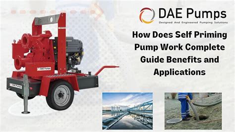 How Does a Self Priming Pump Work | Benefits | Applications - DAE Pumps