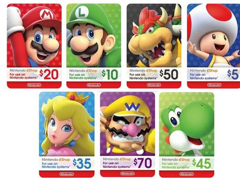 Nintendo eshop gift cards – Artofit