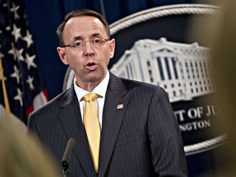 Rod Rosenstein, Trump's embattled deputy attorney general, to meet with president on Thursday ...