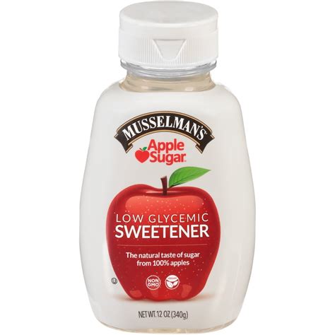 Musselman's Apple Sugar Low Glycemic Sugar Sweetener Bottle, 12 Oz - Walmart.com - Walmart.com