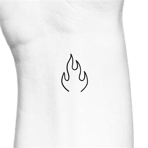 Update more than 79 flame outline tattoo - in.coedo.com.vn