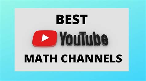 Best YouTube math channels - YouTube