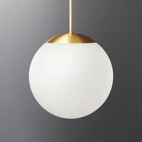 Large Brass Globe Pendant Light | Shelly Lighting