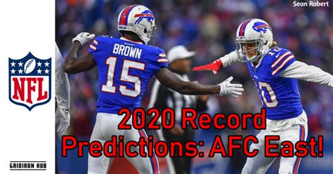 2020 Record Predictions: AFC East! - Sportank