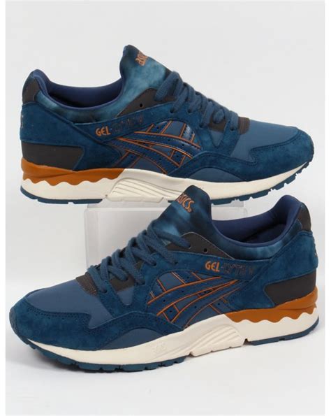 Asics Gel Lyte V Trainers Legion Blue,5,shoes,runners,sneakers