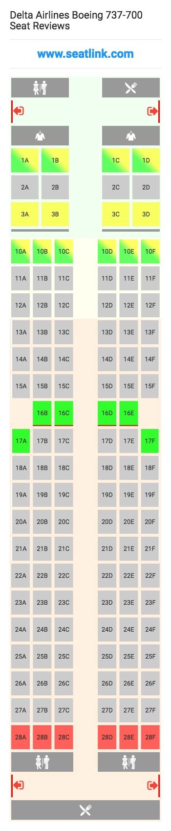 Delta Airline Seating Chart