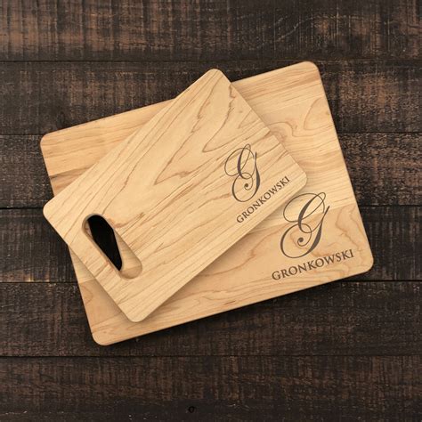 Monogrammed Cutting Board - Everything Decorated