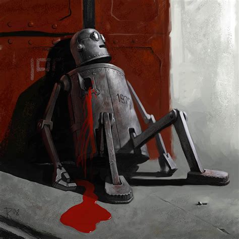 Robot is dead by Waldemar-Kazak on DeviantArt