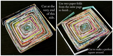 Rolled magazine page coasters 3d Paper Crafts, Craft Stick Crafts, Book ...