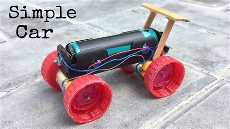 How To Make A Toy Car With A Motor And Battery At Home - Draw easy