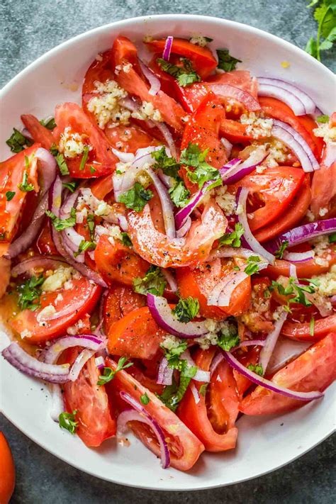 Fresh Tomato Salad Recipe - Valentina's Corner