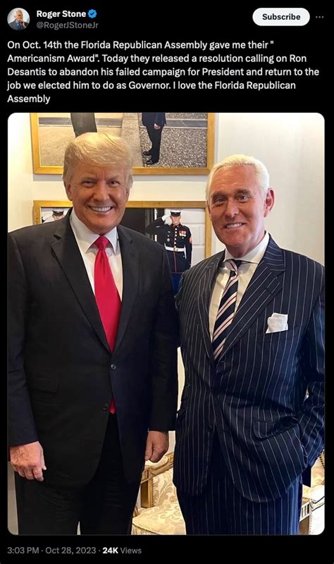 Roger Stone Loves The Florida Republican Assembly - Florida Republican ...