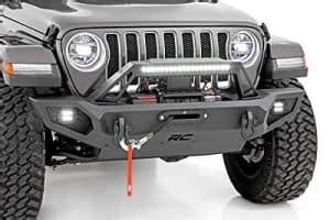 Rough Country Full Width Front Winch LED Bumper (fits) 07-20 Jeep ...