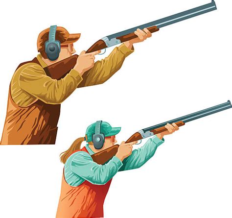 Skeet Shooting Clip Art, Vector Images & Illustrations - iStock