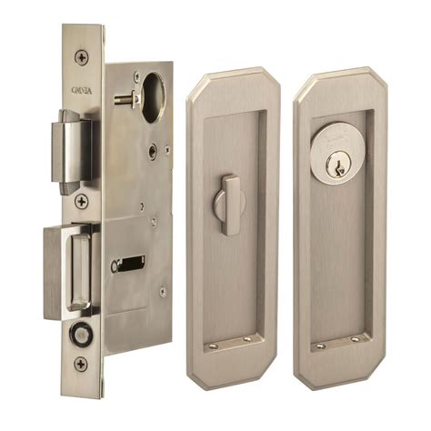 Omnia Industries - Pocket Door Hardware - Large Traditional Rectangle ...